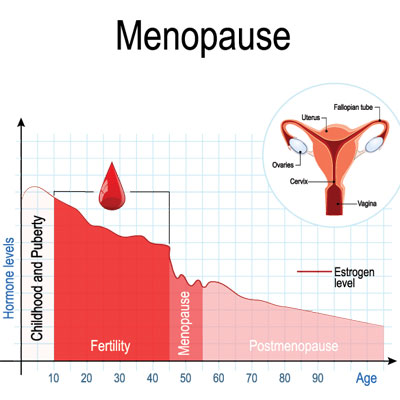 Hormone replacement therapy for menopause treatment