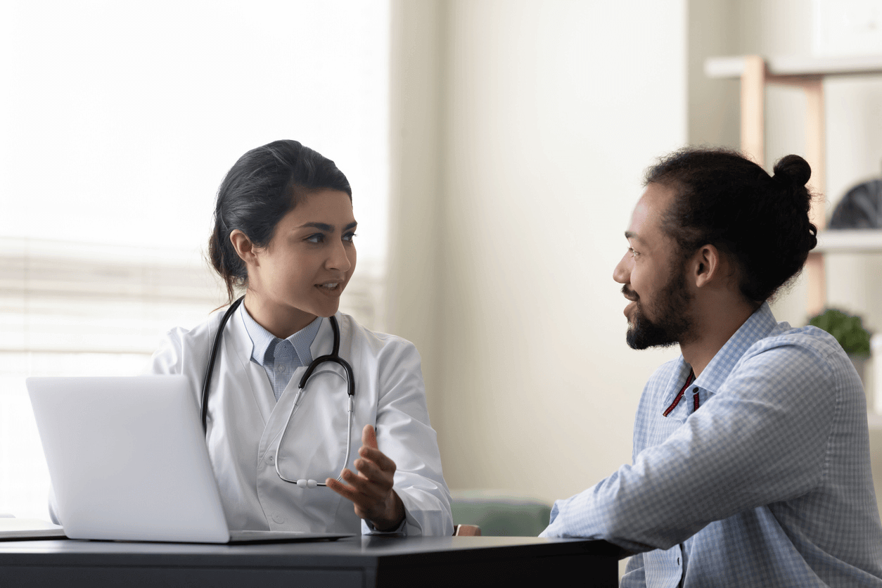 Blood tests results for testosterone